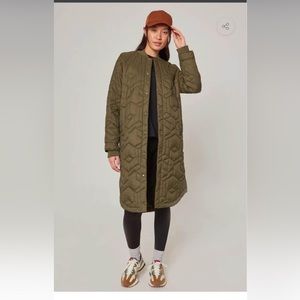 NEW LONG army green jacket